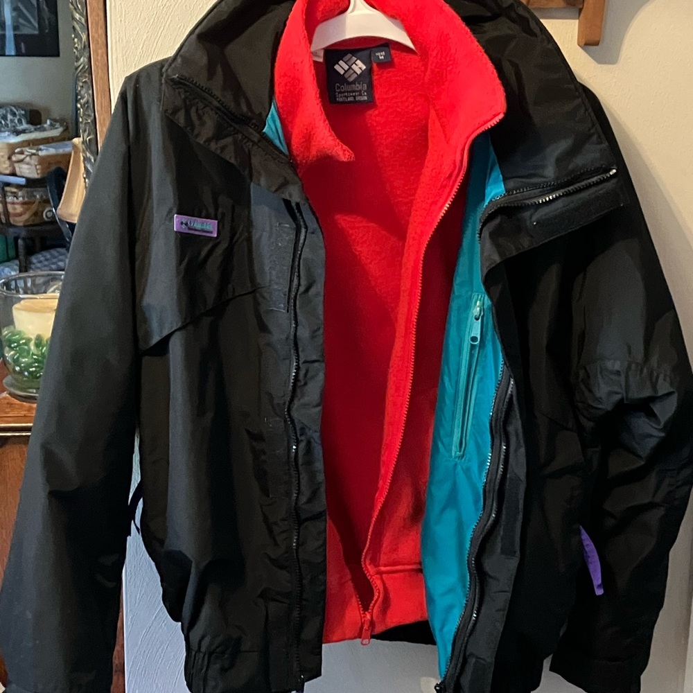 Columbia brand—2 jkts in 1–Mens Whirlibird Interchangeable Coat System, med. - Picture 1 of 5